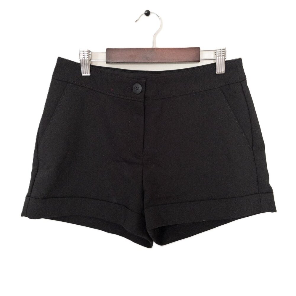 Black Express Shorts Shortie Mid Rise SZ 4